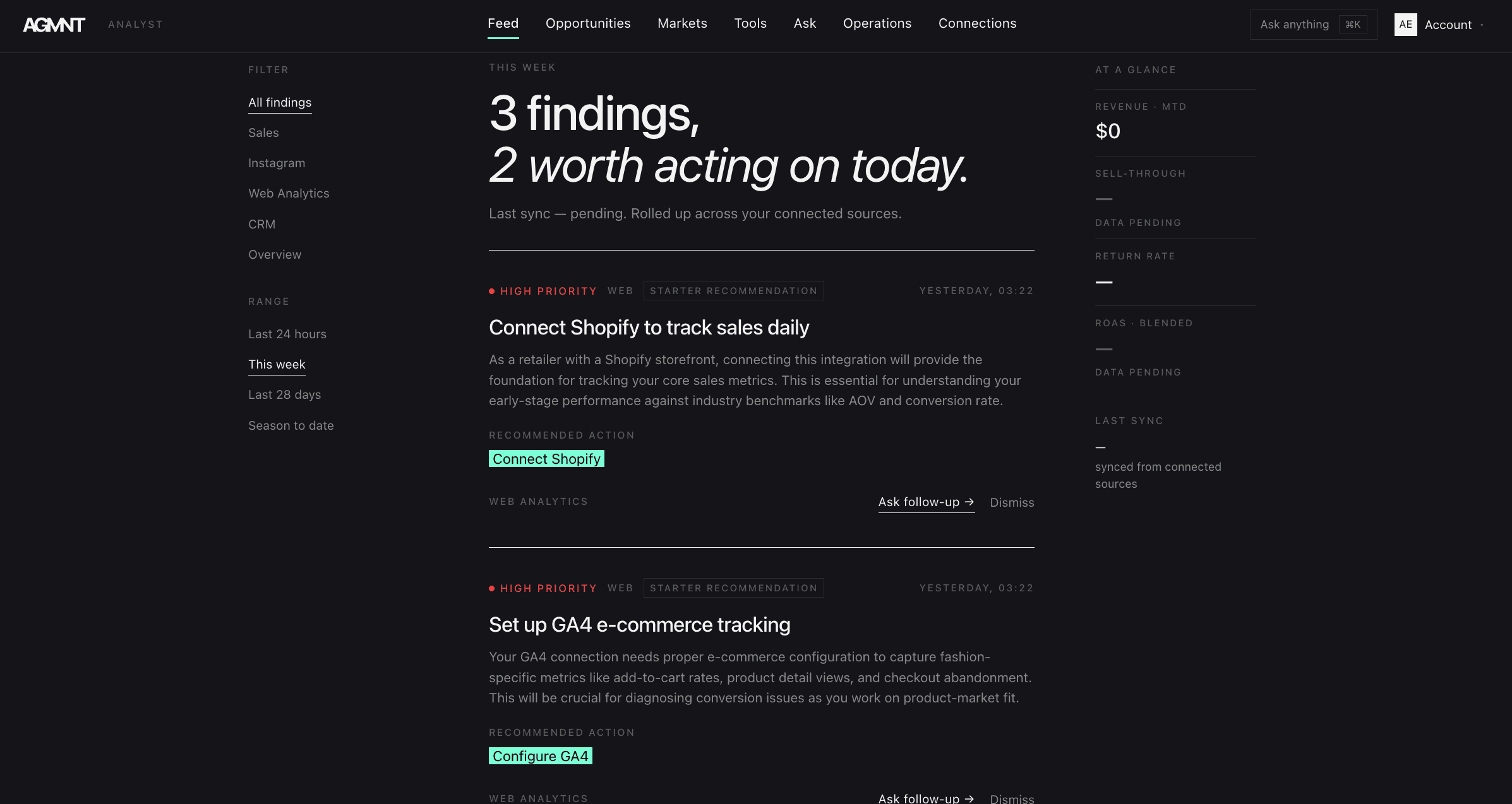 AGMNT product preview
